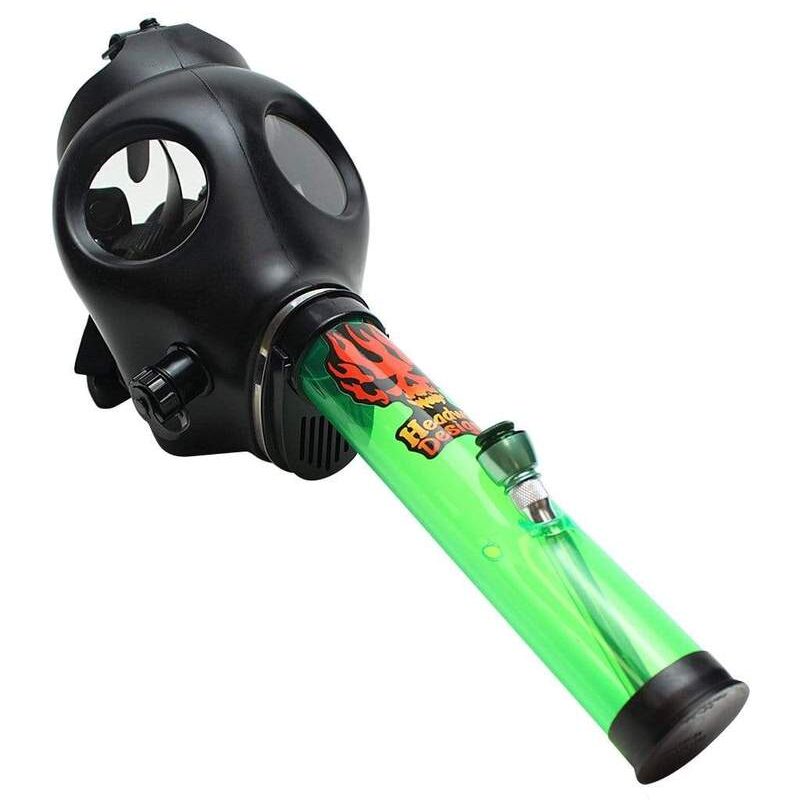 headway acrylic gas mask bong